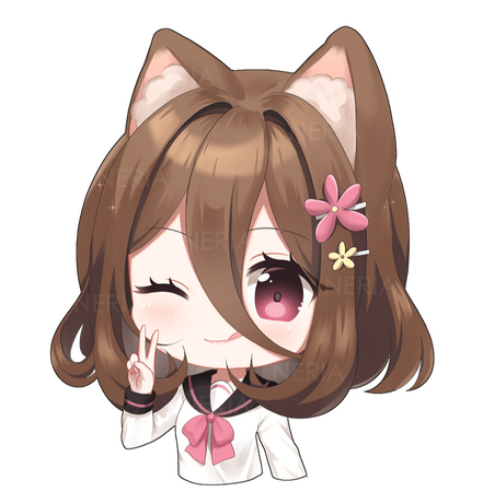 Chibi commission sample (Style #2)